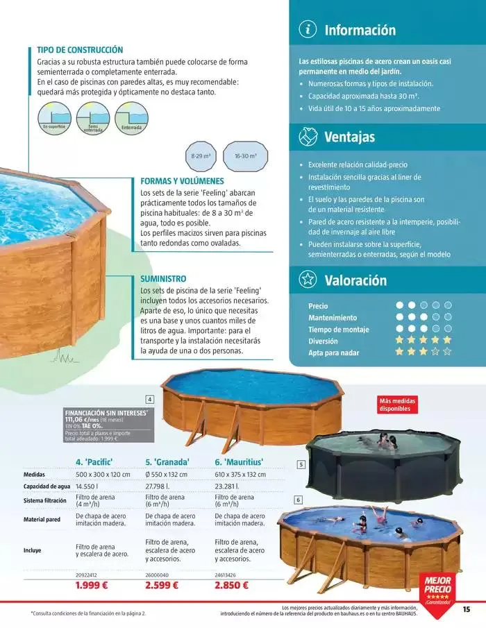 Catálogo de Piscinas, spa, limpieza y Mantenimiento 8 de mayo al 7 de junio 2025 - Página 15