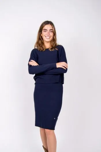 CONJUNTO JERSEY Y VESTIDO BEIGE (BIKUORE)