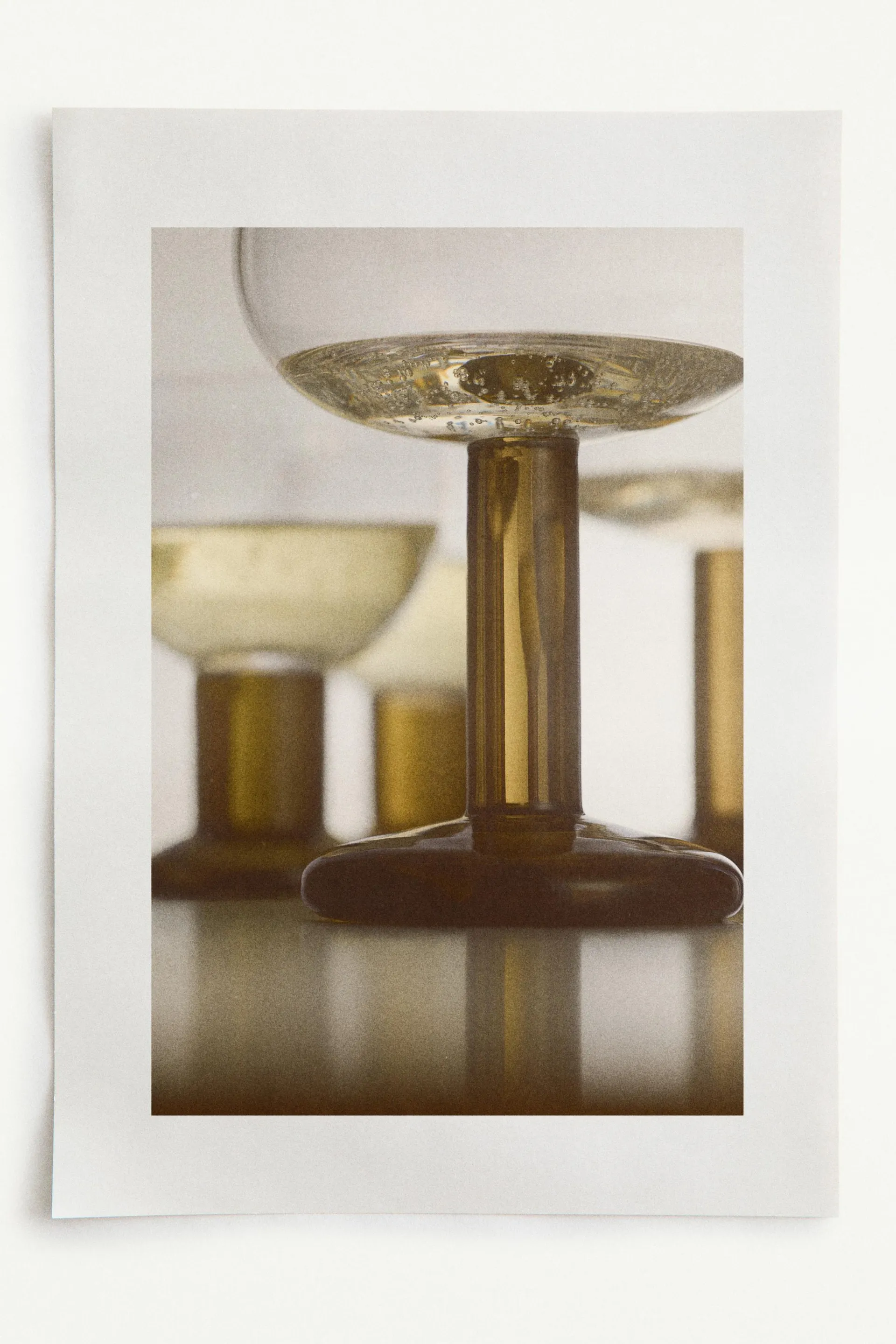 Pack de 2 copas coupe en vidrio soplado