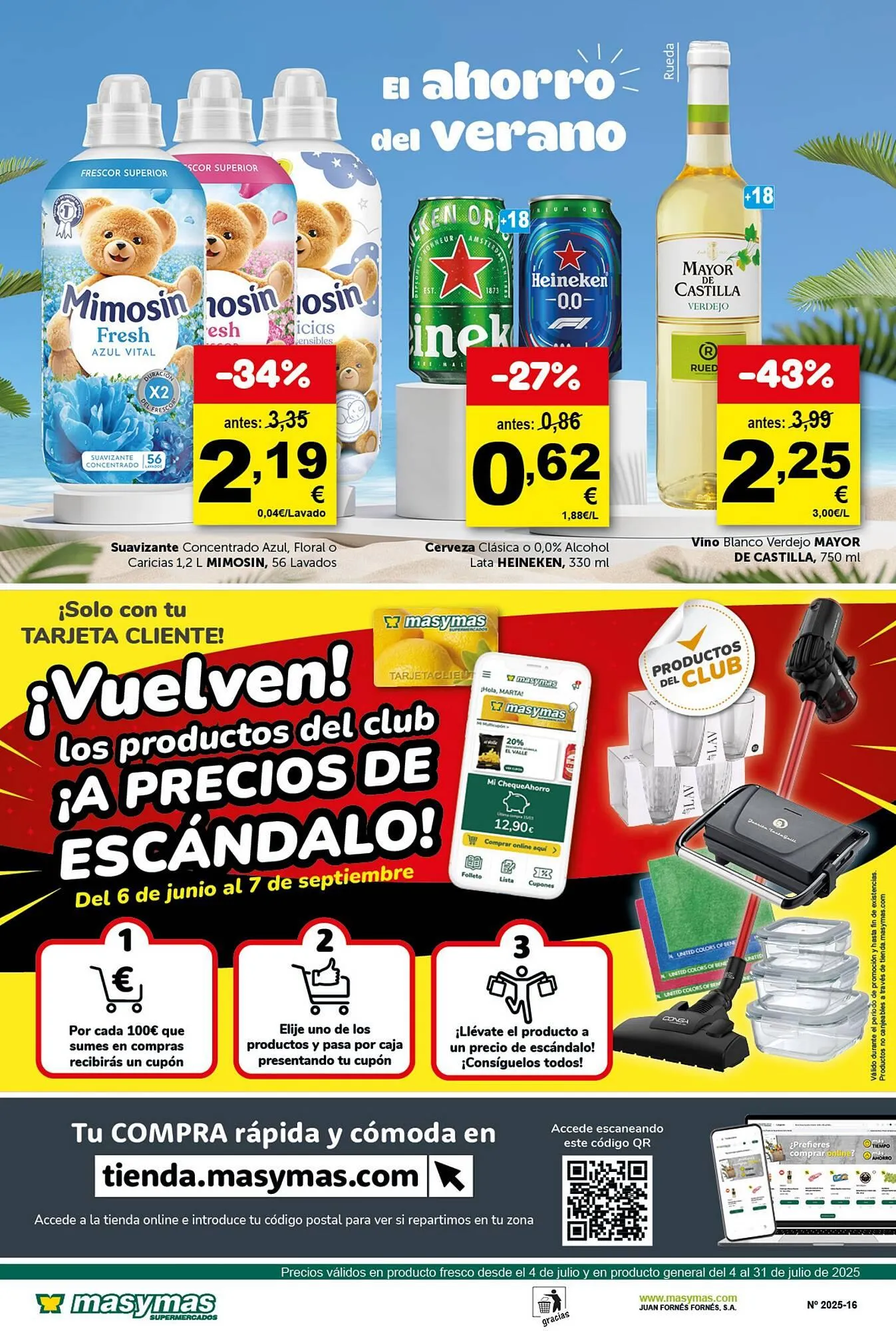 Catálogo de Folleto Masymas 4 de julio al 31 de julio 2025 - Página 20
