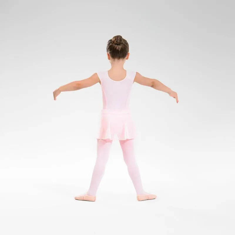 Maillot ballet manga corta Niña Starever rosa