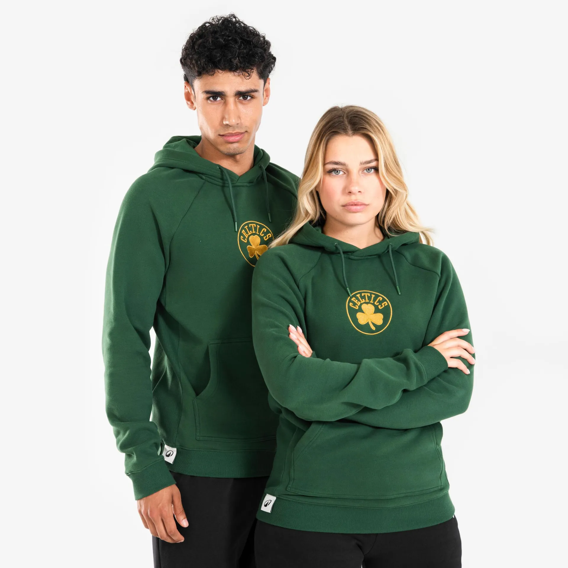 Sudadera con capucha Boston Celtics hombre/mujer - Hoodie 900 NBA verde oscuro