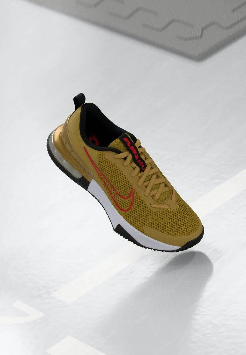 AIR MAX ALPHA 6 - Zapatillas de entrenamiento - flat gold-coloured/university red/metallic gold-coloured/black