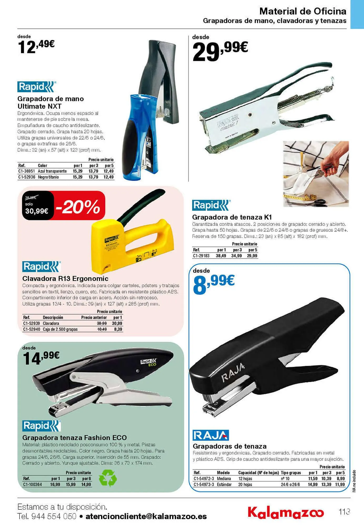 Catálogo de Folleto Staples Kalamazoo 27 de enero al 31 de julio 2023 - Página 113