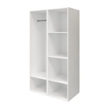 Armario completo Homny 2 columnas blanco 1 m