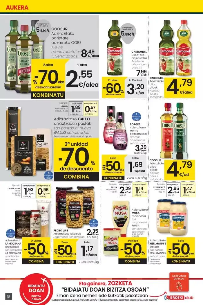 Catálogo de Prezio merkeagoa EROSKI CENTER 13 de marzo al 26 de marzo 2025 - Página 18
