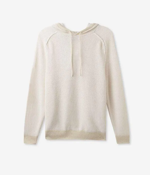 Sudadera con capucha nido de abeja