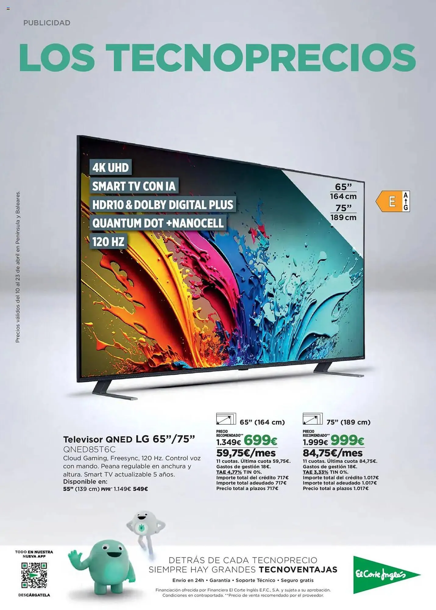 Catálogo de Folleto El Corte Inglés 10 de abril al 23 de abril 2025 - Página 1