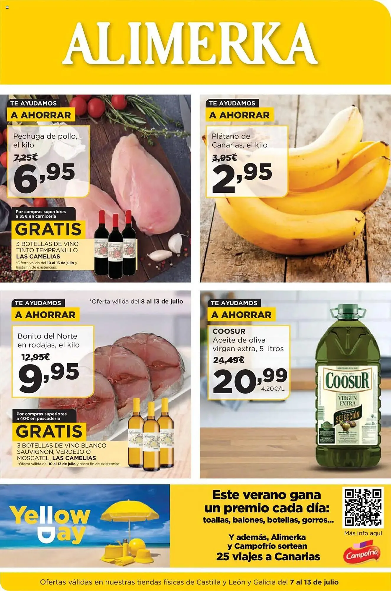 Catálogo de Folleto Alimerka 7 de julio al 13 de julio 2025 - Página 1