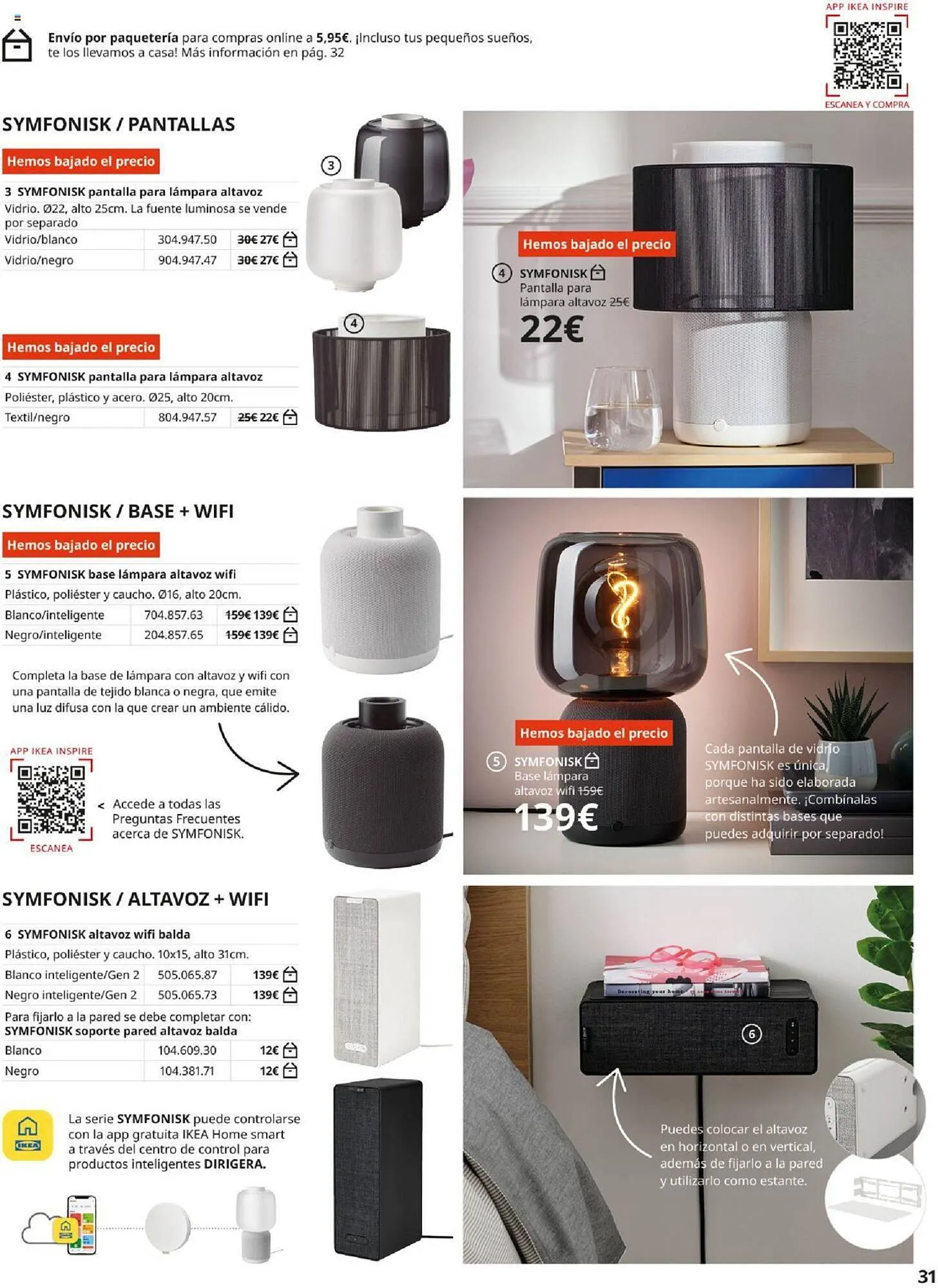 Catálogo de Folleto IKEA Iluminación 4 de septiembre al 31 de enero 2025 - Página 31