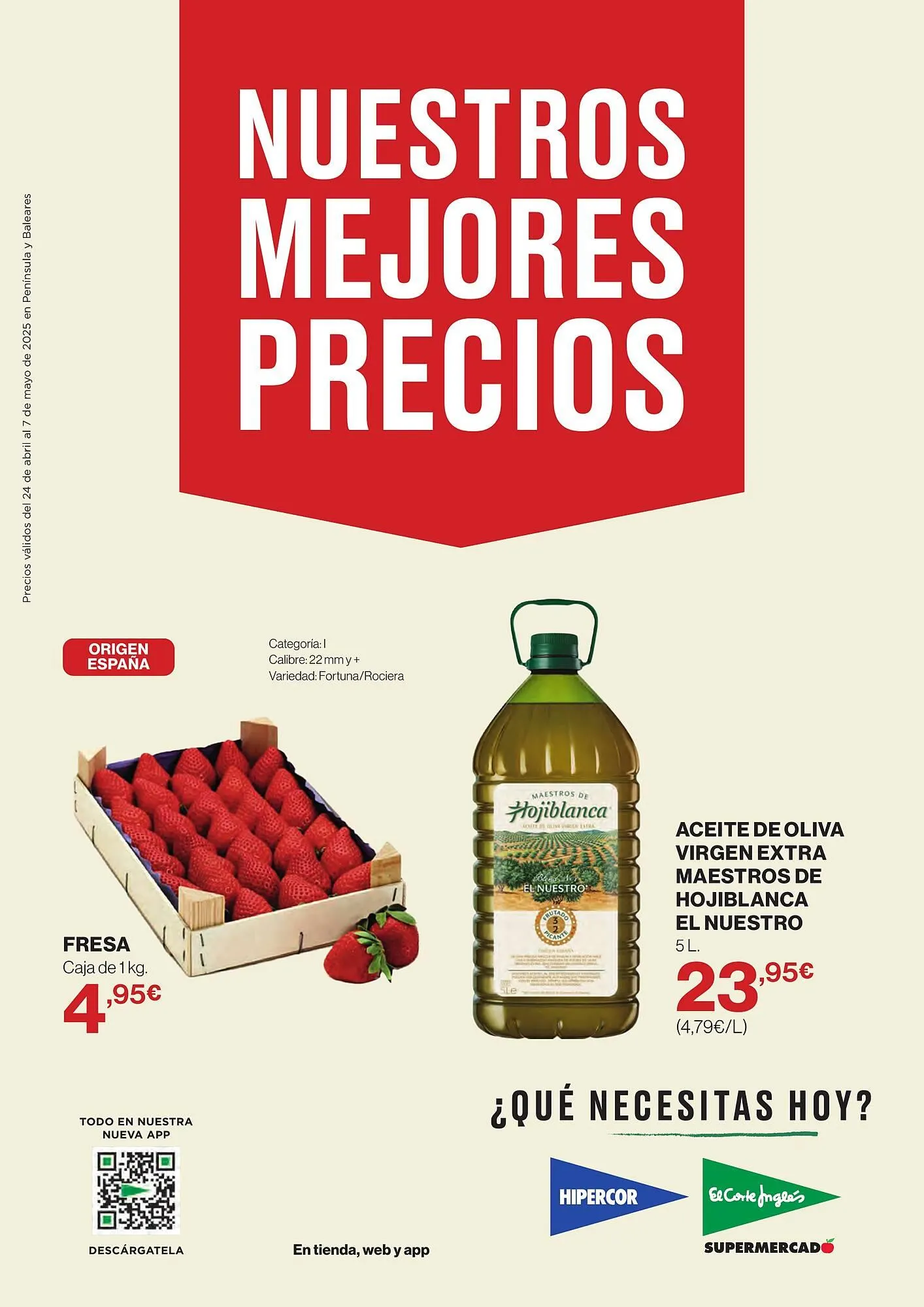 Catálogo de Folleto El Corte Inglés 24 de abril al 7 de mayo 2025 - Página 1