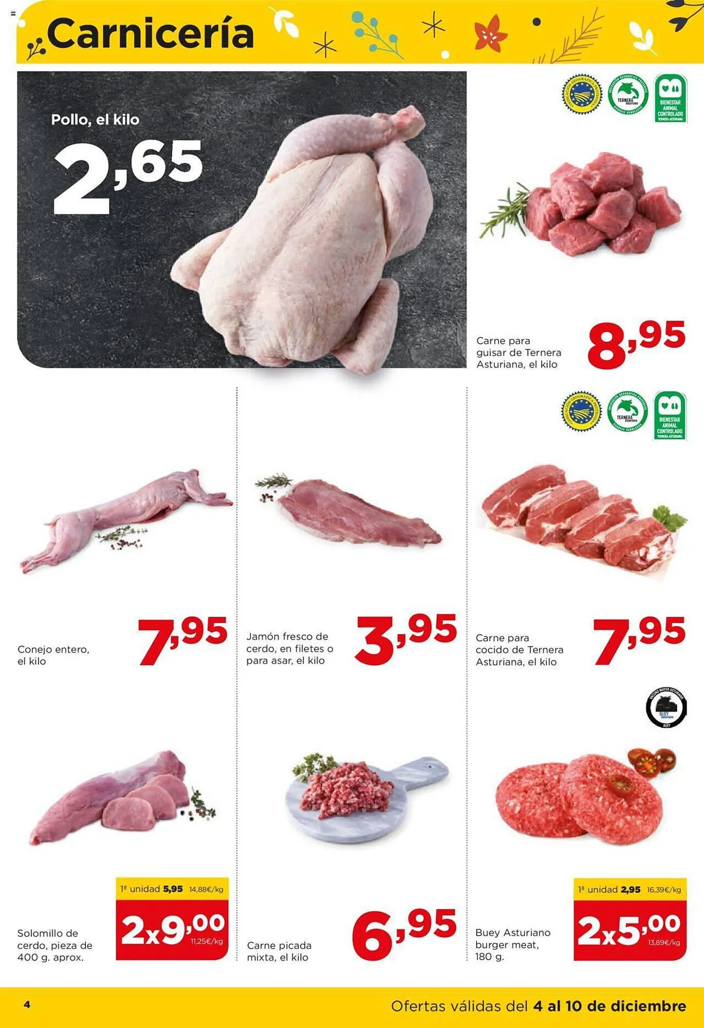 Catálogo de Folleto Alimerka 4 de diciembre al 10 de diciembre 2023 - Página 4