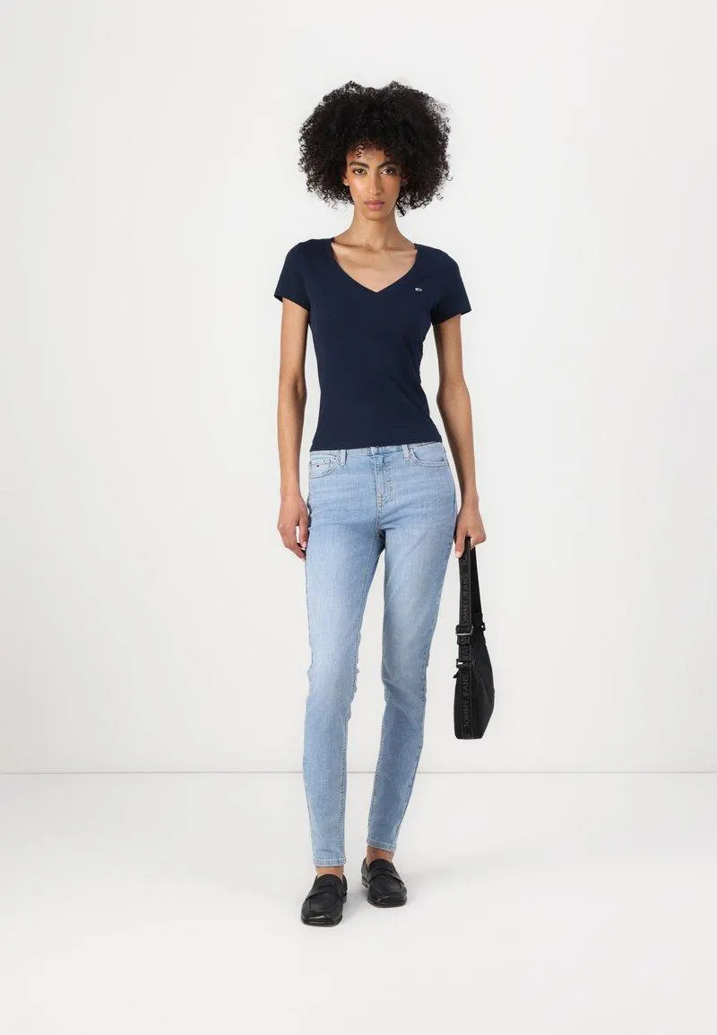 V NECK TEE 2 PACK - Camiseta básica