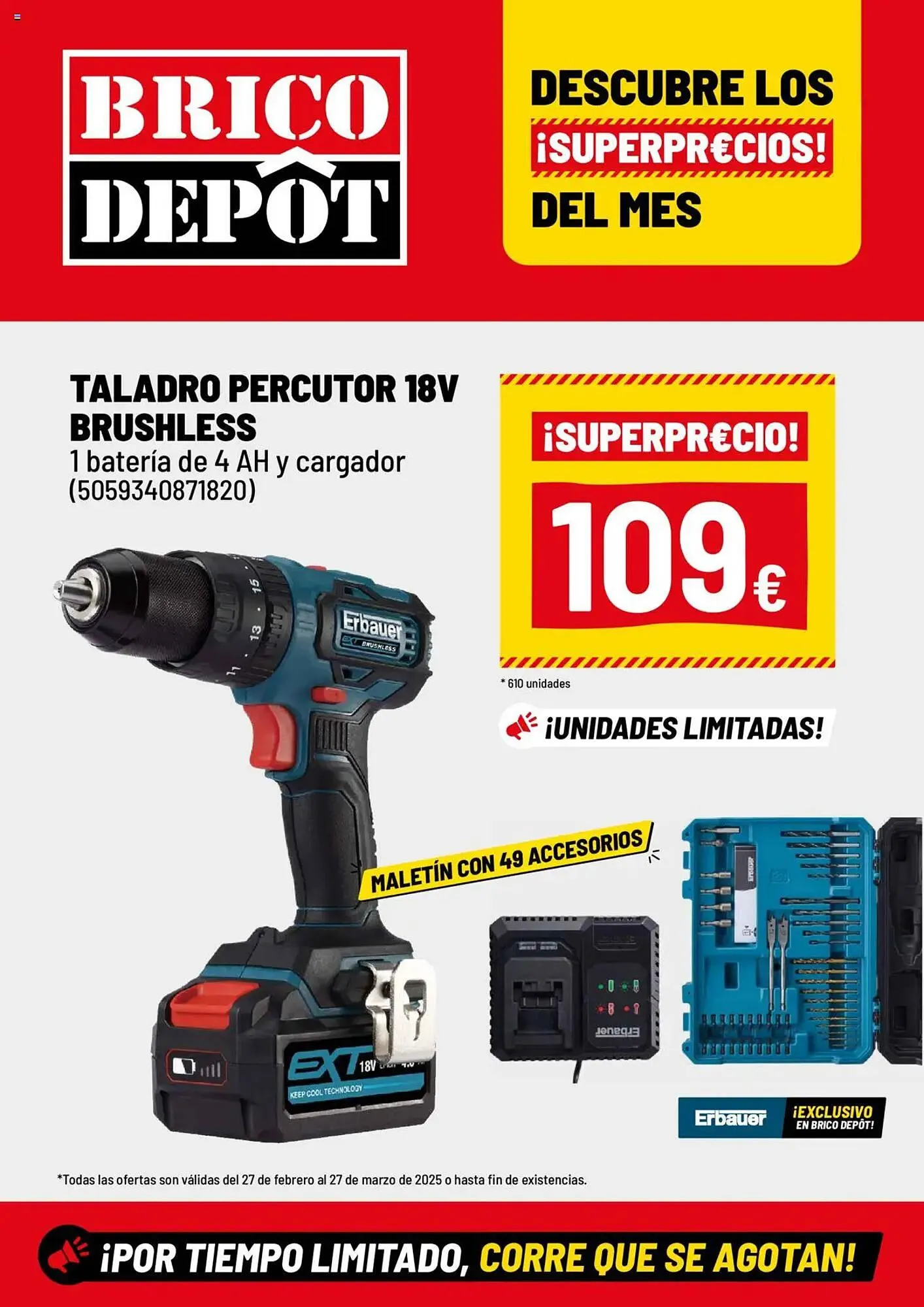 Catálogo de Folleto Brico Depôt 27 de febrero al 27 de marzo 2025 - Página 1