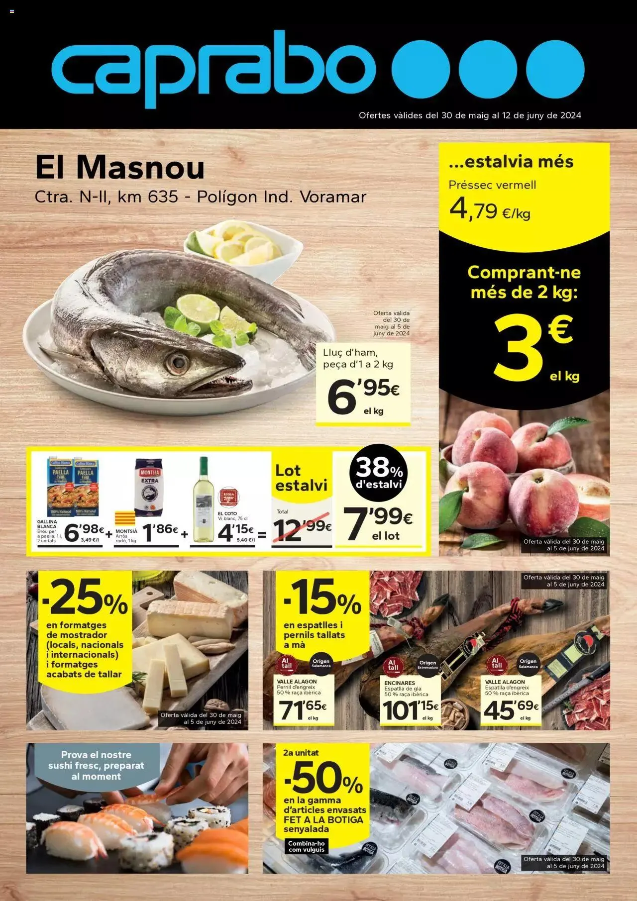 Catálogo de Caprabo - Especial El Masnou 30 de mayo al 12 de junio 2024 - Página 1