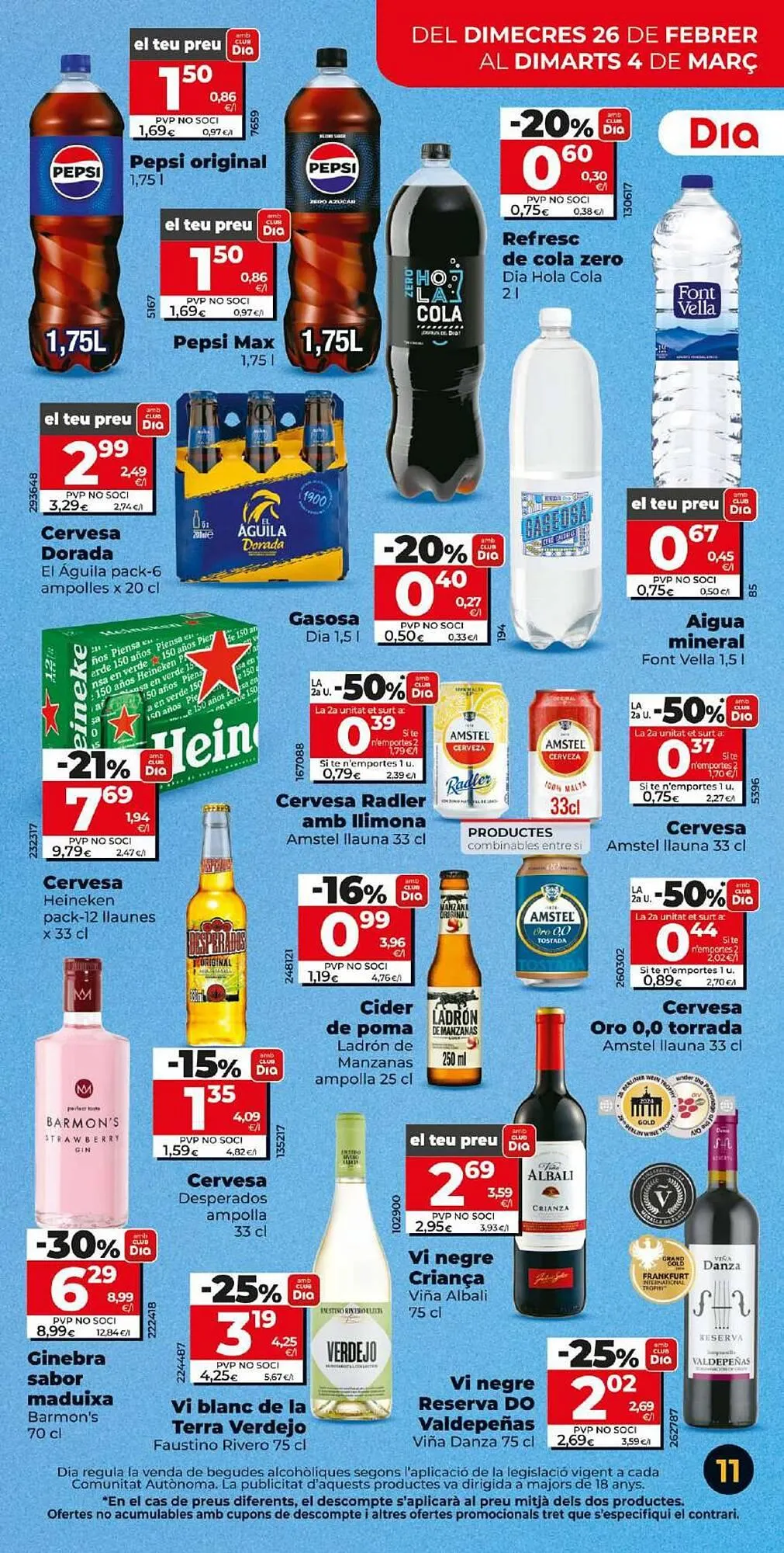 Catálogo de Folleto Dia 26 de febrero al 4 de marzo 2025 - Página 11