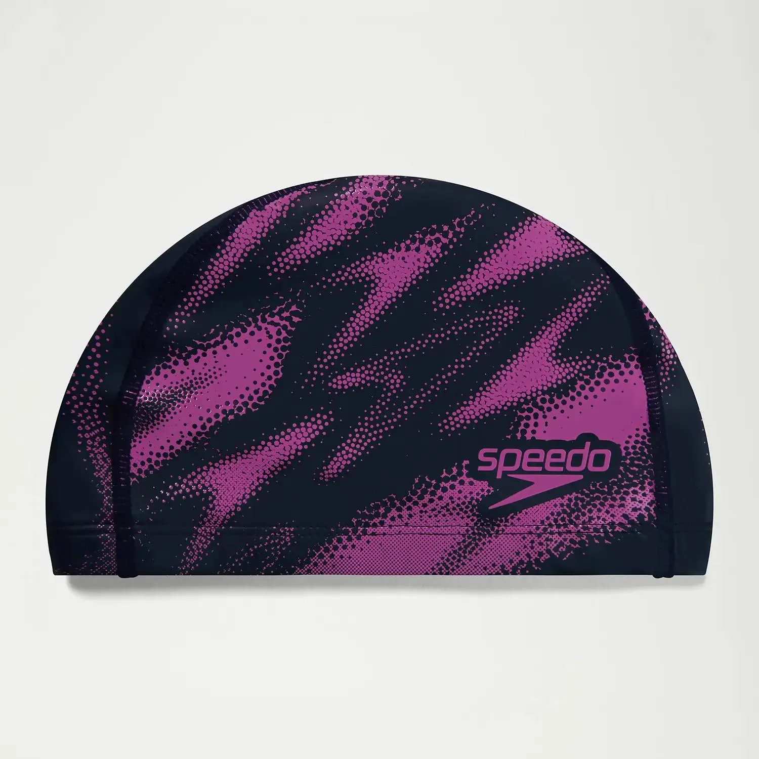 Gorro de natación Boom Ultra Pace para adulto, azul marino/rosa