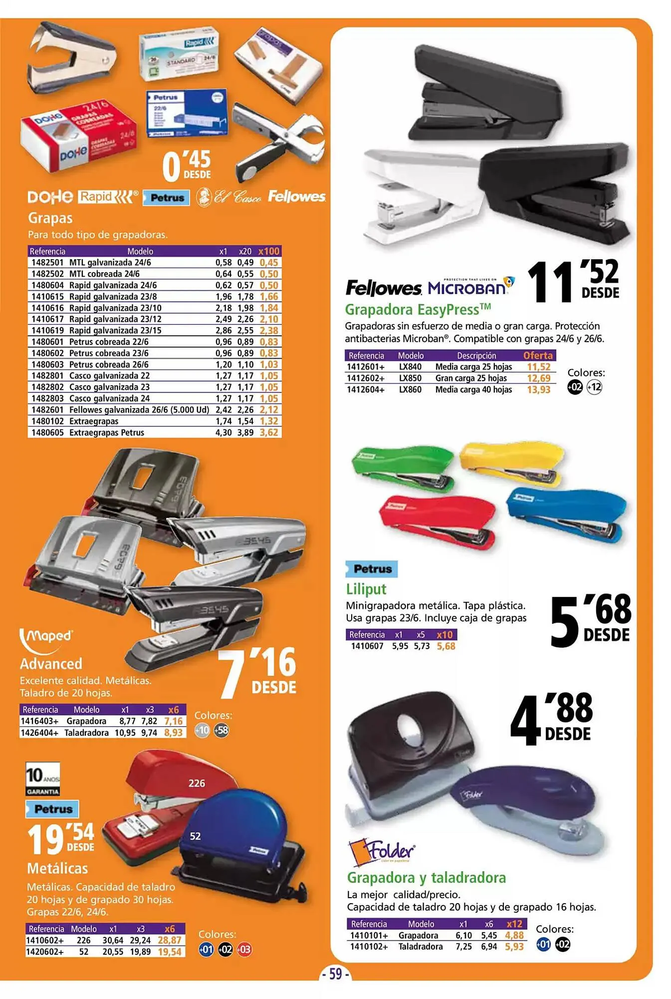Catálogo de Folleto Folder 8 de mayo al 10 de octubre 2025 - Página 59
