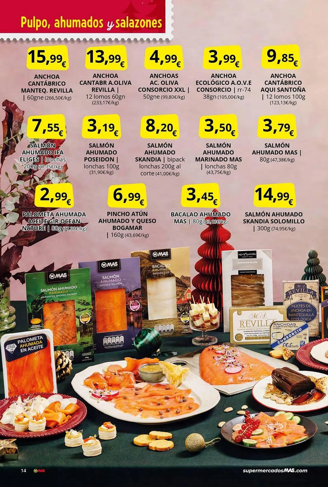 Catálogo de Folleto Supermercados MAS 28 de noviembre al 31 de diciembre 2025 - Página 14