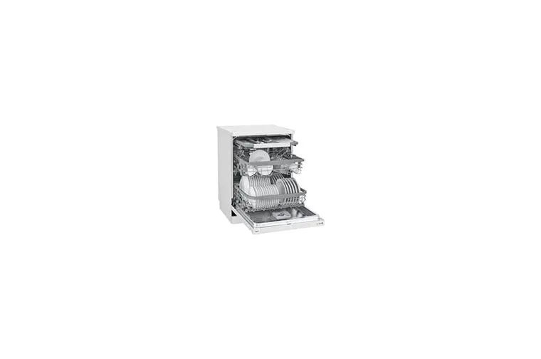Outlet Lavavajillas LG QuadWashTM Steam, Acero Inox Antihuellas, B, con lavado a vapor y tercera bandeja