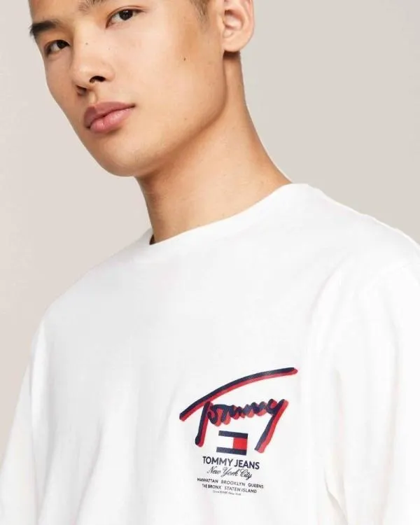 Camisetas Manga corta Hombre Blanco DM0DM18574YBH