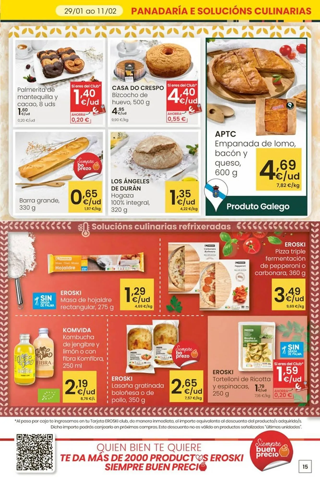 Catálogo de Folleto Eroski 29 de enero al 11 de febrero 2026 - Página 15