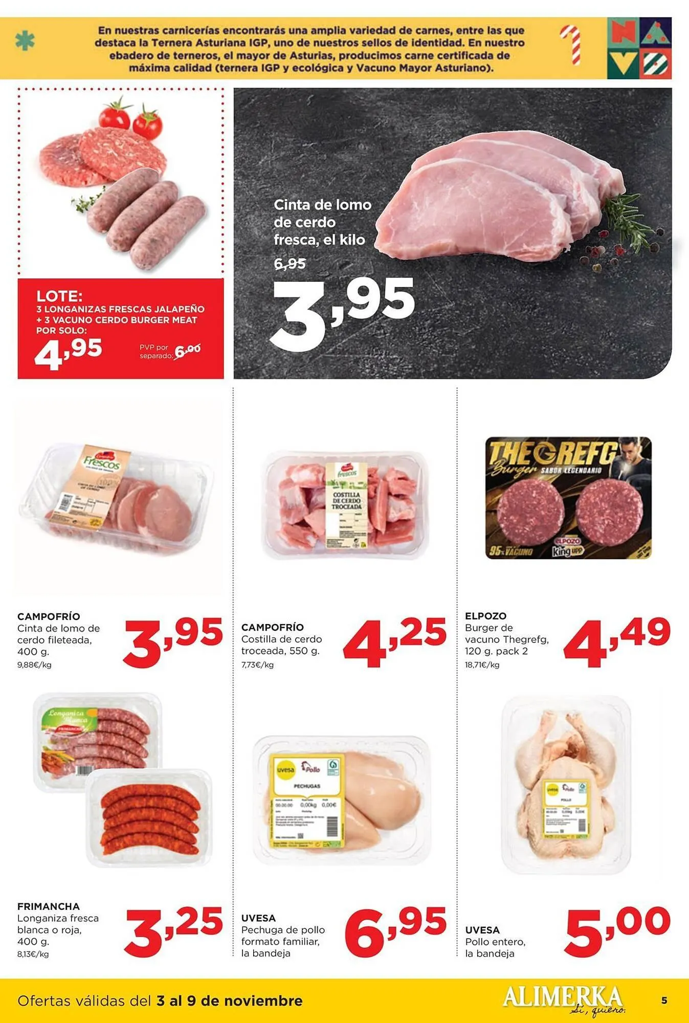 Catálogo de Folleto Alimerka 3 de noviembre al 9 de noviembre 2025 - Página 5