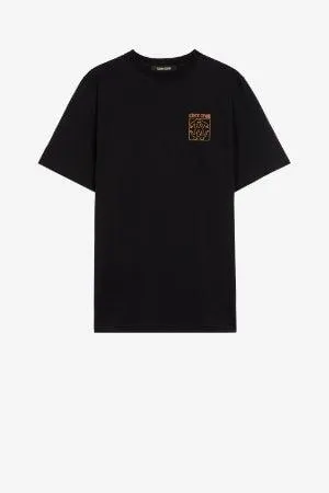 Camiseta de algodón Mirror Snake