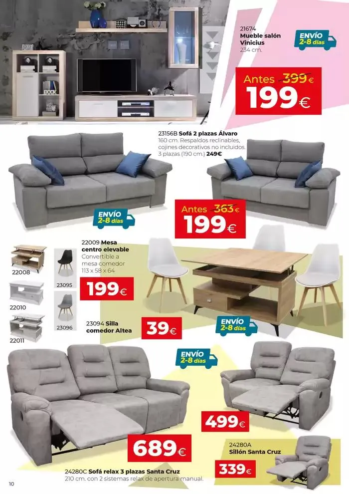 Catálogo de Más muebles por menos dinero 1 de octubre al 20 de octubre 2024 - Página 10