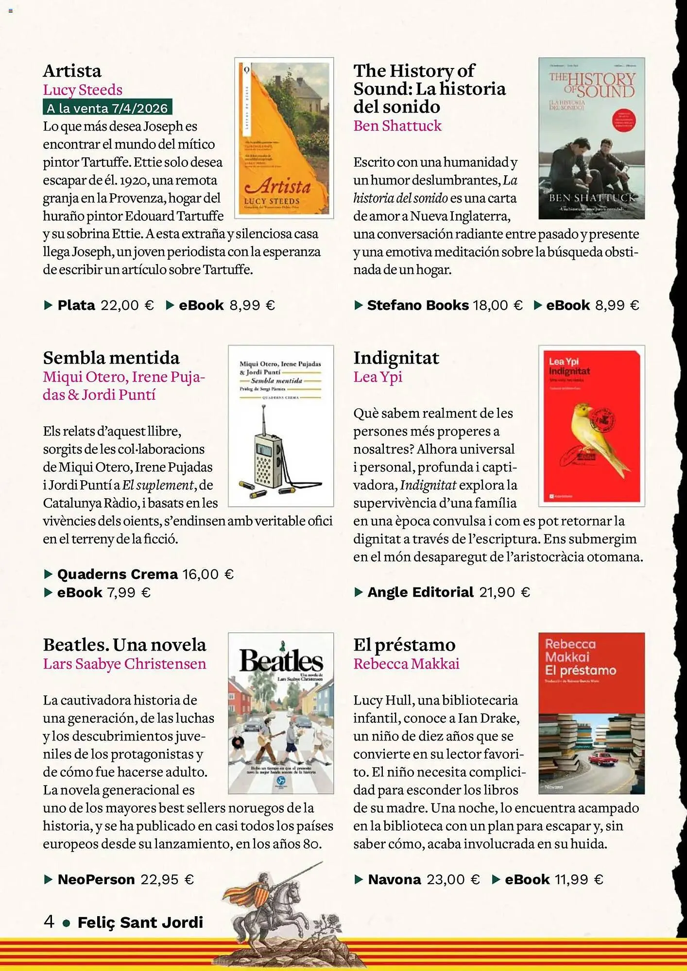 Catálogo de Catálogo Casa del Libro 1 de abril al 22 de abril 2026 - Página 4