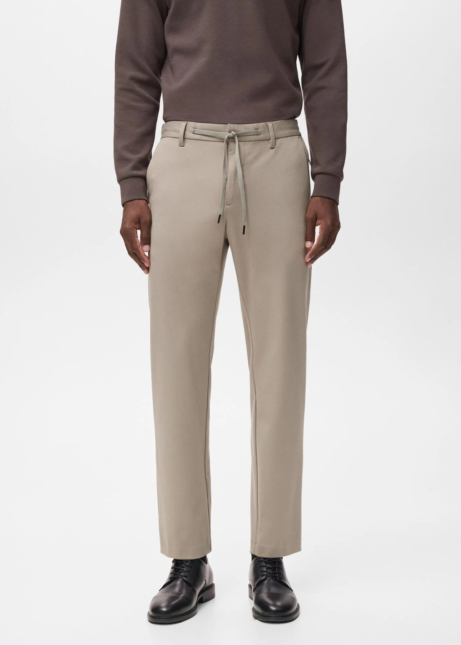 Pantalón slim fit comfort stretch cordón