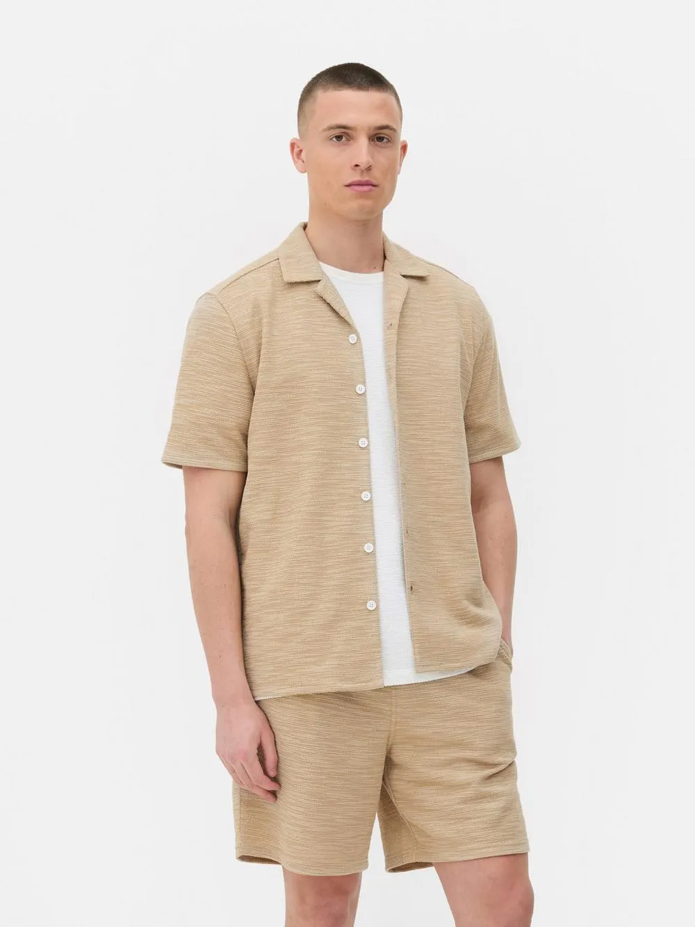 Camisa de punto con botones