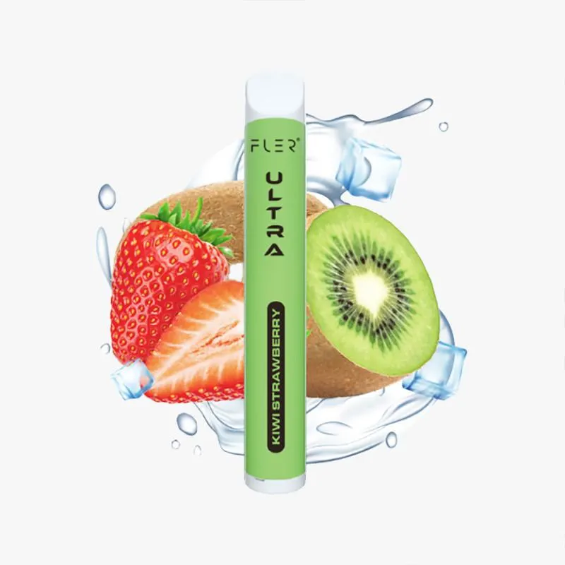 VAPEADOR FLER ULTRA 0 % NICOTINA SABOR FRESA KIWI