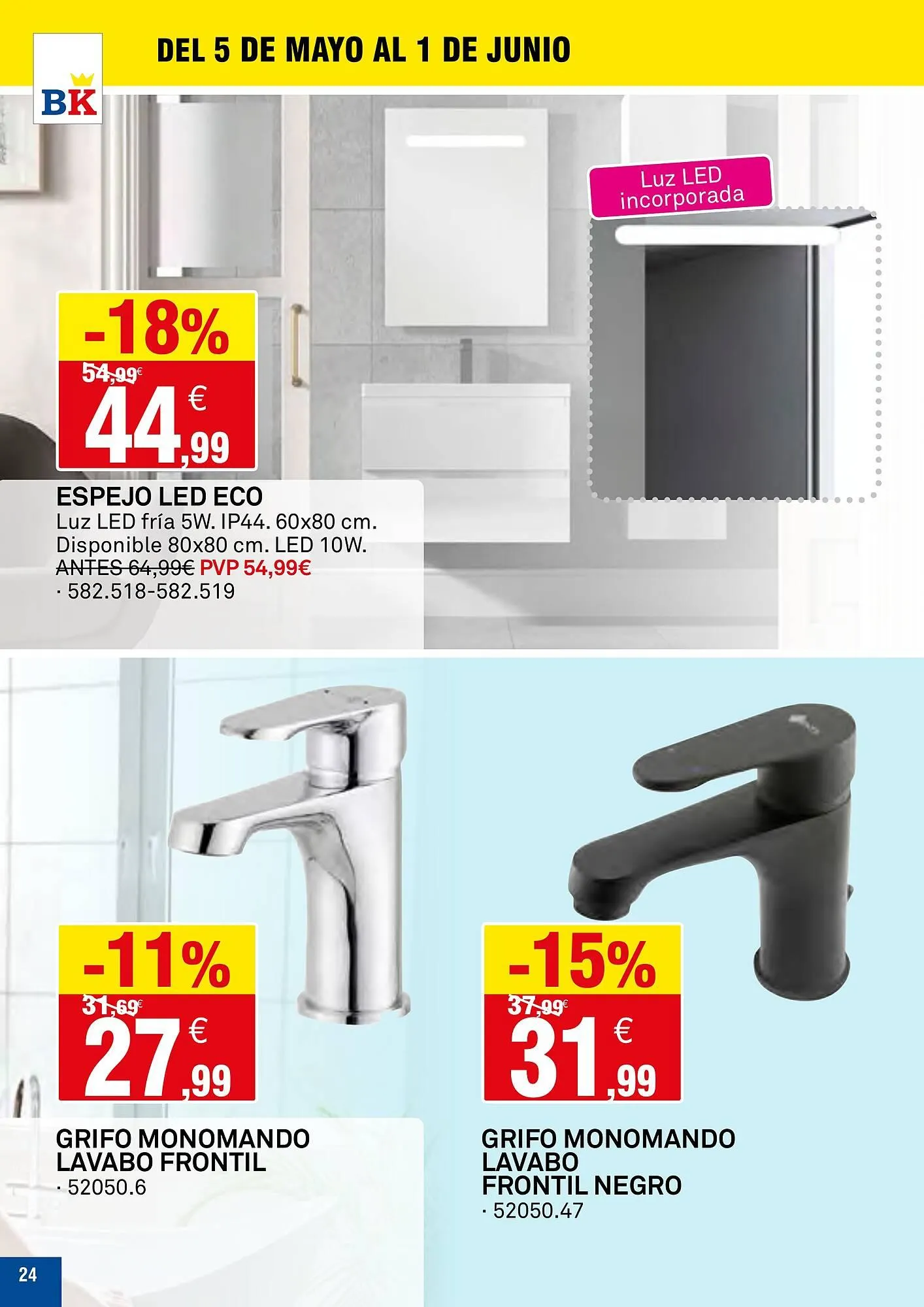 Catálogo de Folleto Bricoking 5 de mayo al 1 de junio 2025 - Página 24