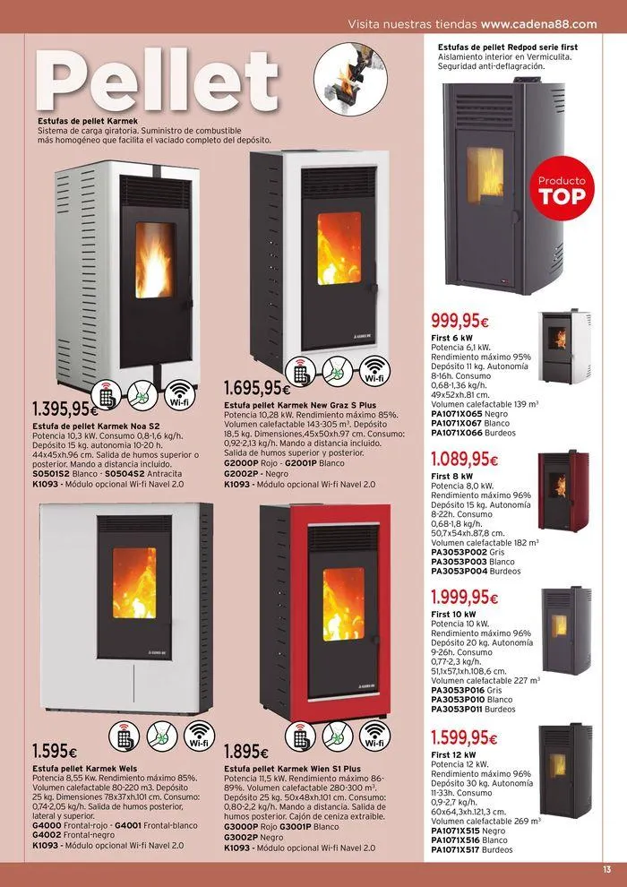 Catálogo de Calor, prepárate para el invierno! 17 de septiembre al 28 de febrero 2025 - Página 13