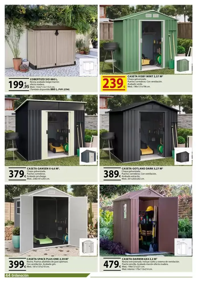 Catálogo de JARDINES Y TERRAZAS 2025 8 de mayo al 15 de julio 2025 - Página 44