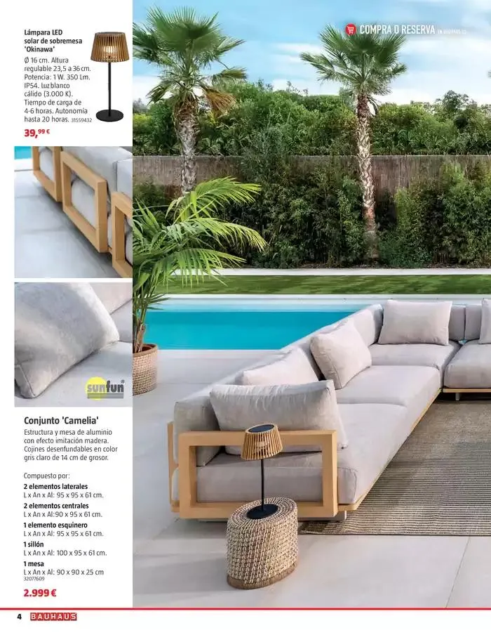 Catálogo de VERANO. Jardín, terraza, balcón. 26 de marzo al 20 de abril 2025 - Página 4