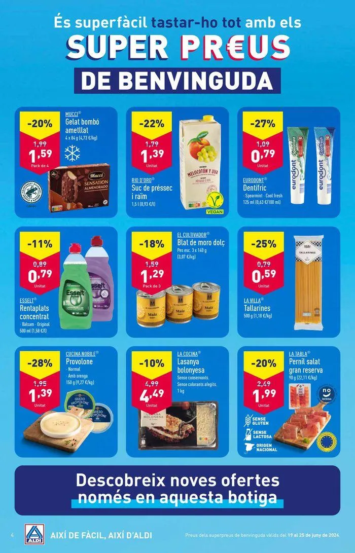 Catálogo de Folleto apertura Aldi 19 de junio al 25 de junio 2024 - Página 4