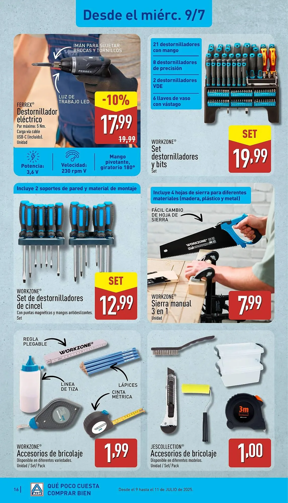 Catálogo de Folleto ALDI 7 de julio al 13 de julio 2025 - Página 16