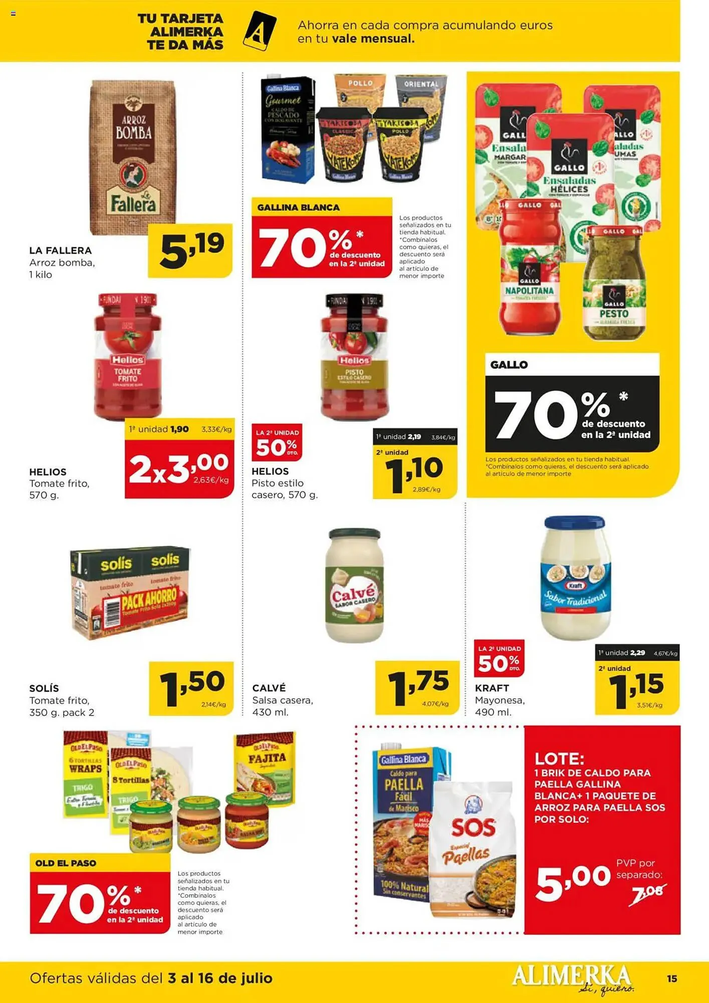 Catálogo de Folleto Alimerka 3 de julio al 16 de julio 2025 - Página 16