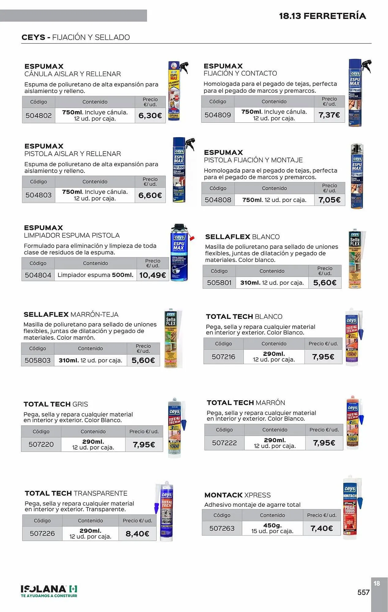 Catálogo de Folleto Isolana 30 de mayo al 31 de diciembre 2023 - Página 42