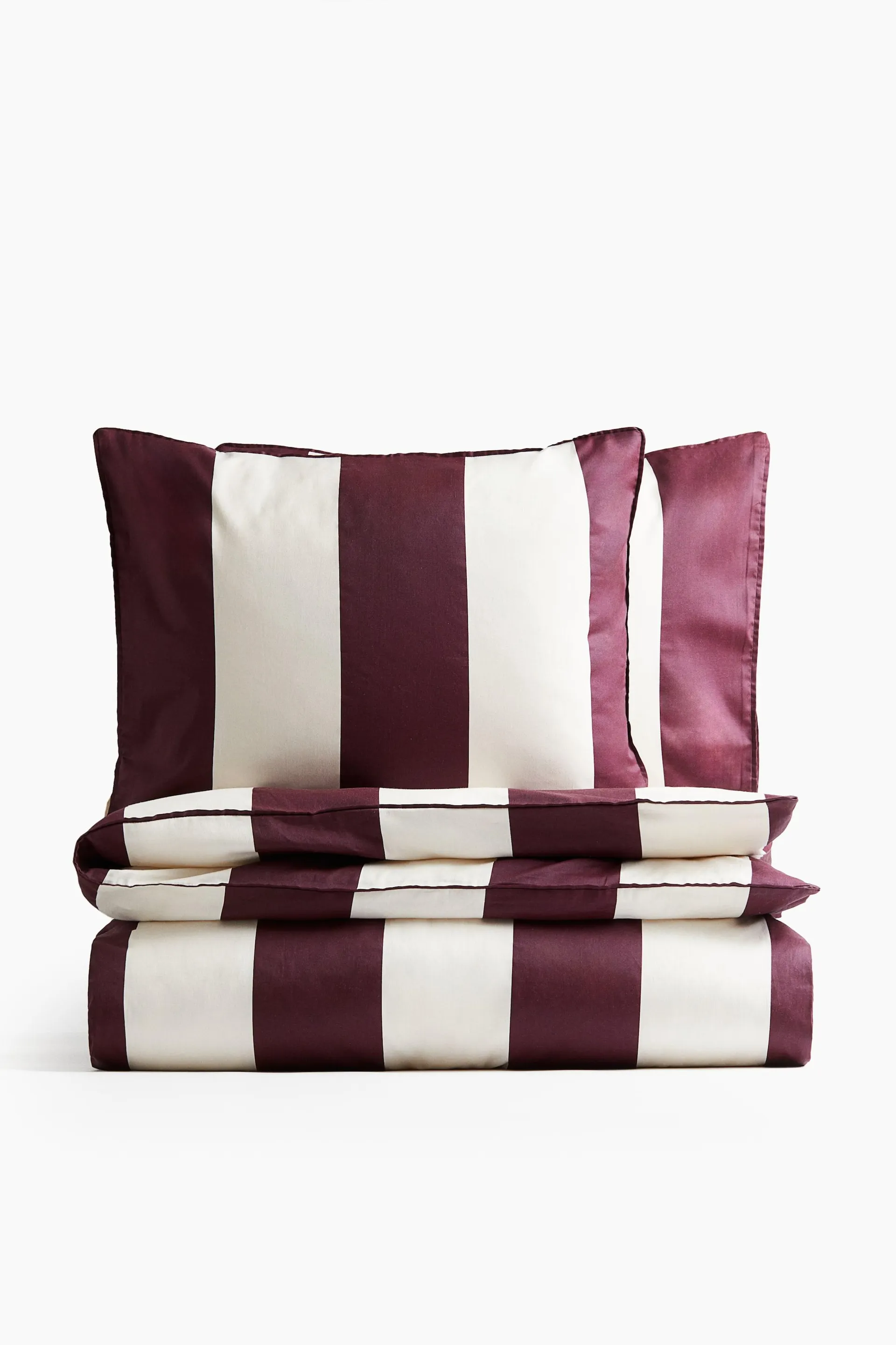 Set de funda nórdica doble en satén de algodón