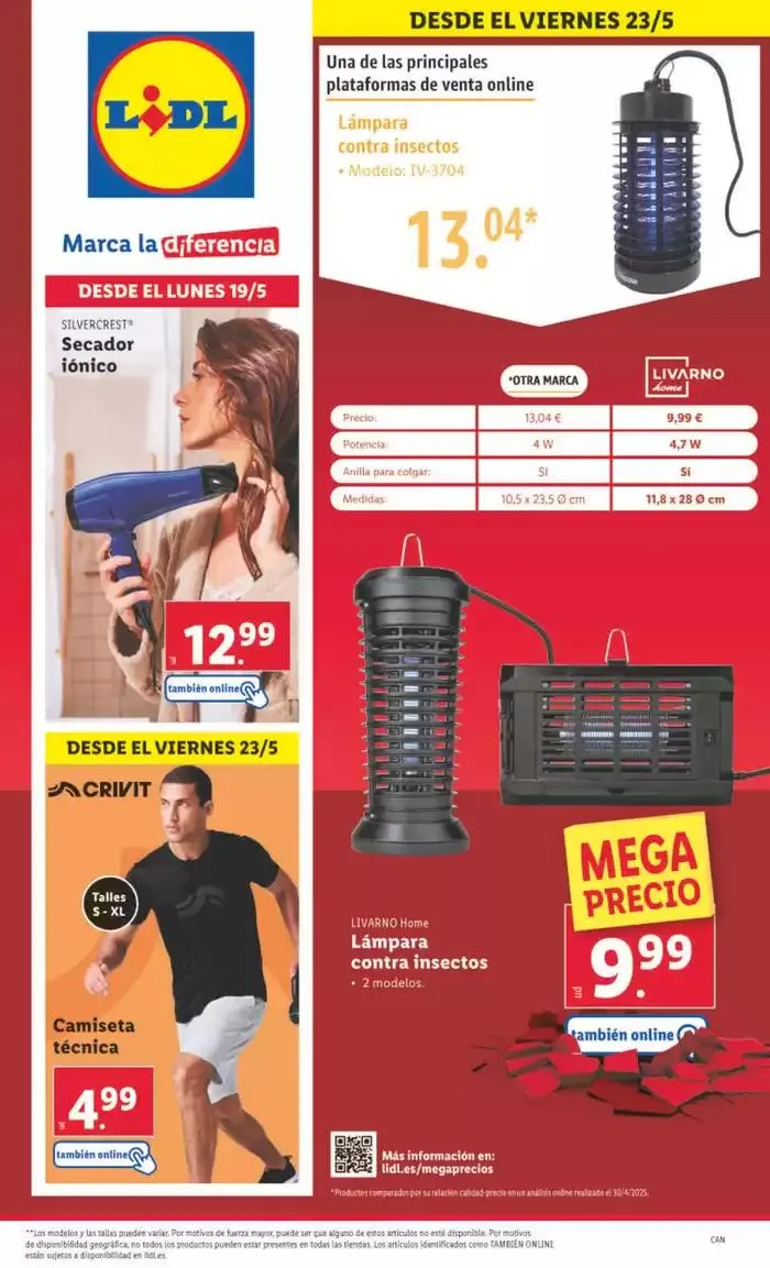 Catálogo de ¡Bazar Lidl! Ofertas válidas del 19/05 al 25/05 19 de mayo al 25 de mayo 2025 - Página 1
