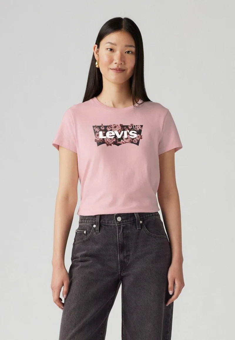 PERFECT - Camiseta estampada - lse_gab rose bw fill peachskin