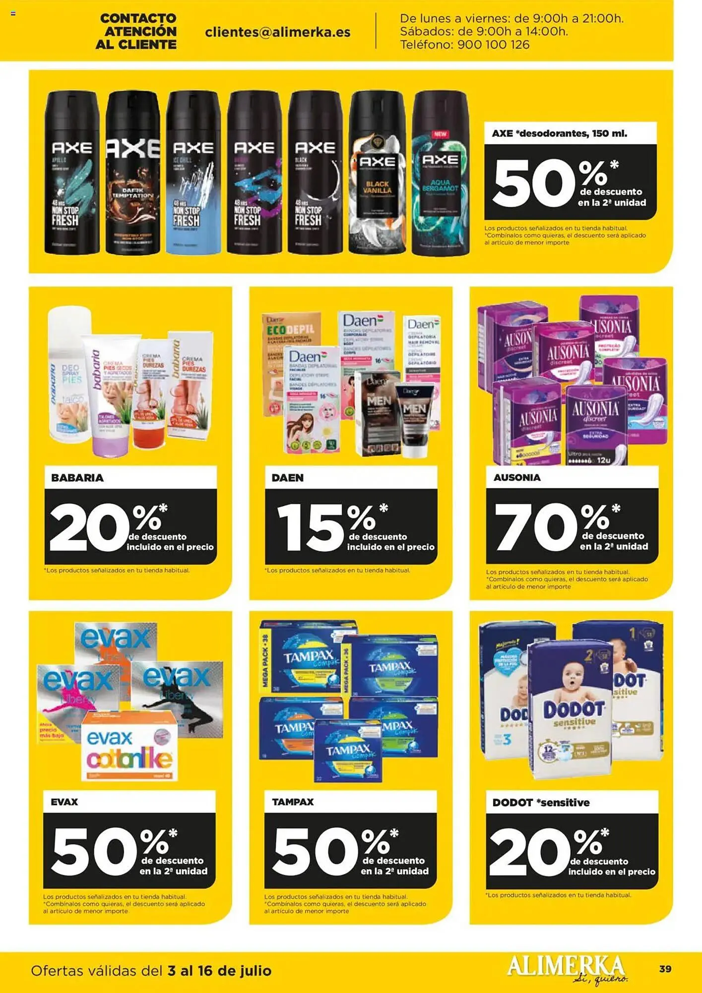 Catálogo de Folleto Alimerka 3 de julio al 16 de julio 2025 - Página 40