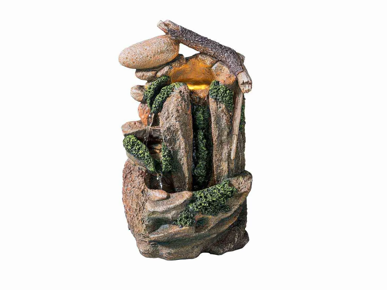 Fuente de interior con iluminación LED