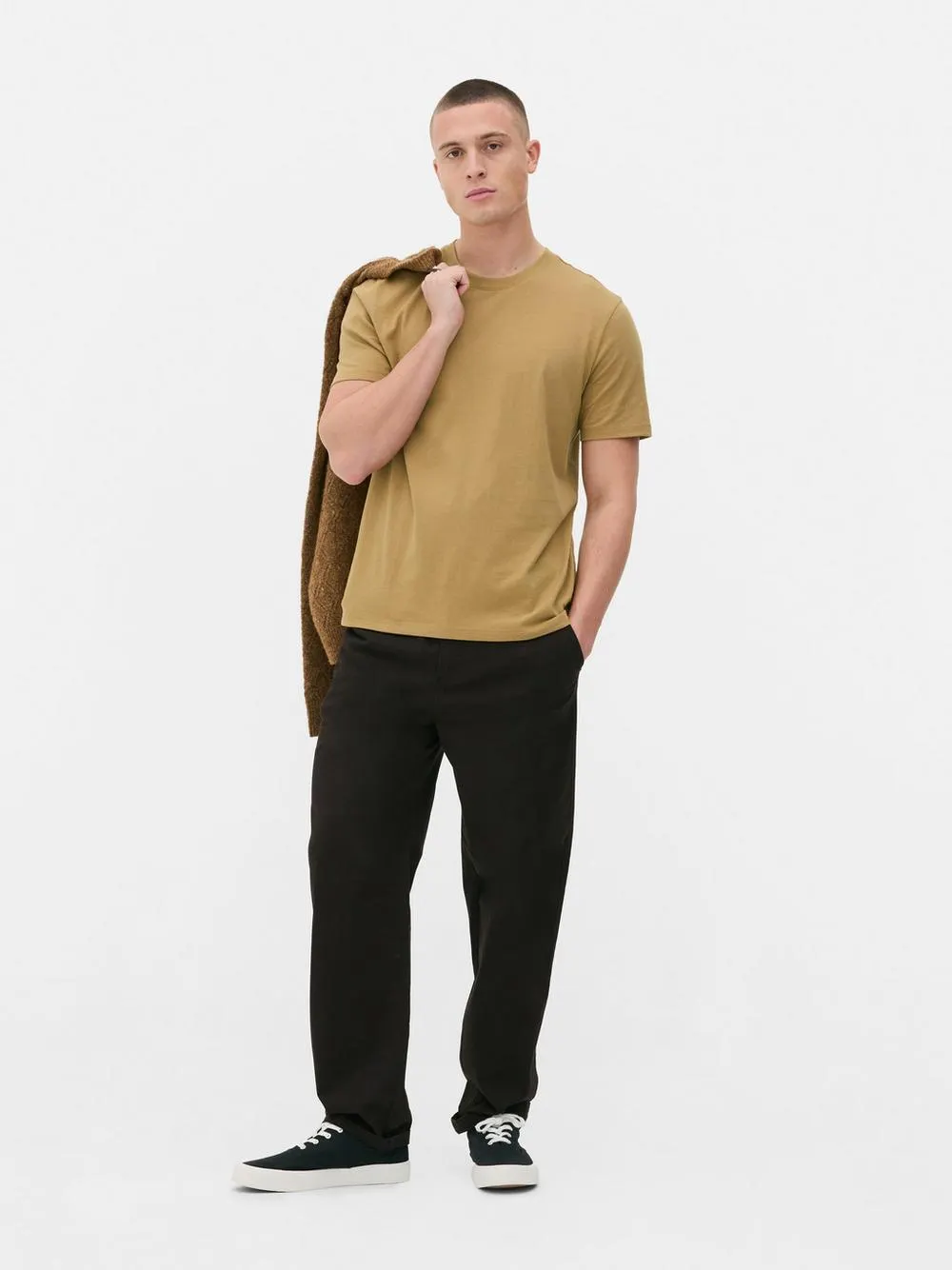 Camiseta de cuello redondo