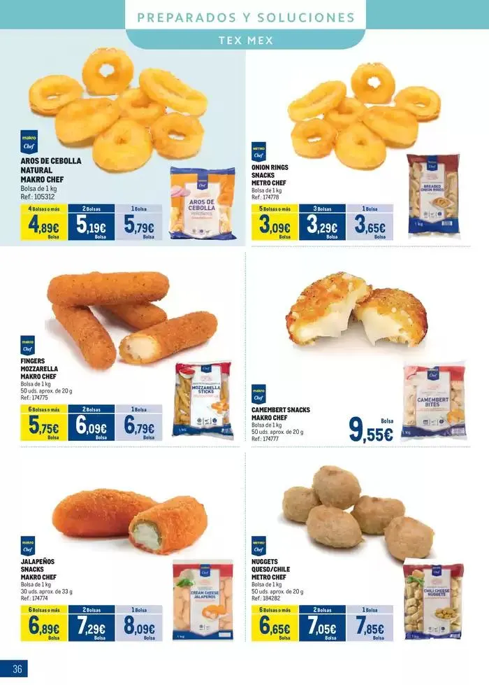 Catálogo de Especial Congelados Sur II 5 de mayo al 1 de junio 2025 - Página 36