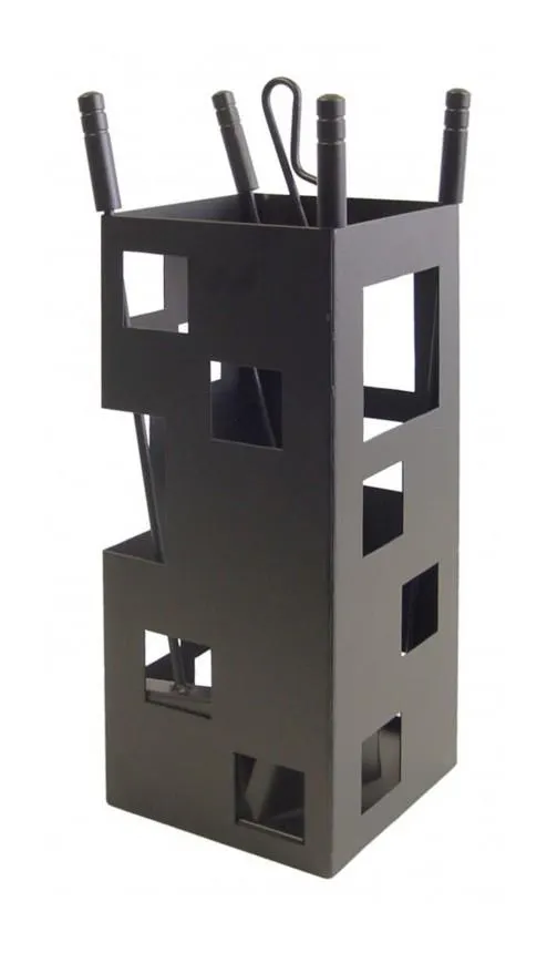 Juego chimenea cal. utiles negros cdo. el zorro 4 pz