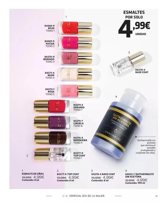 Catálogo de Catálogo Cristian Lay 3 de marzo al 23 de marzo 2025 - Página 87